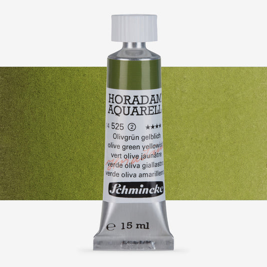 Schmincke Horadam Aquarell 15ml 525 Olive Green Yellowish