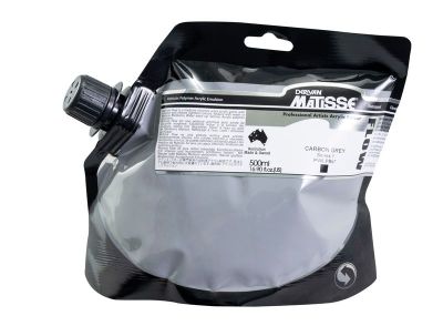 Matisse Flow 500ml Series 1 Carbon Grey - In Squeezy Bag SALE