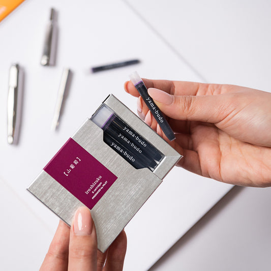 Pilot Iroshizuku Ink Fountain Pen Cartridges Yama-budo / Crimson Glory Vine 6 Pack