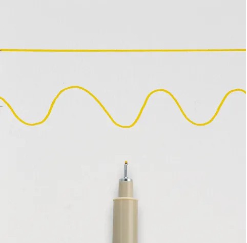 Sakura Pigma Micron Pen Yellow 05 - 0.45mm