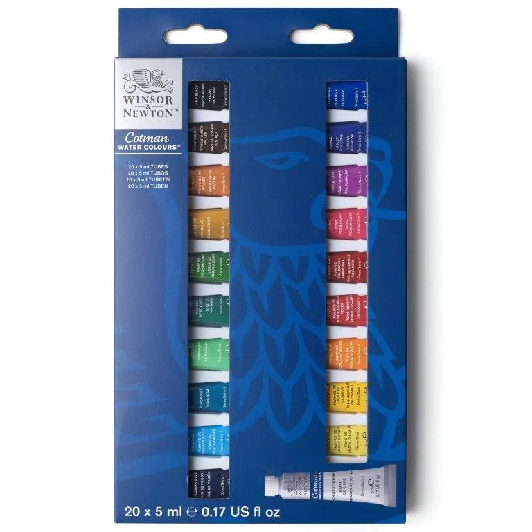 Winsor & Newton Cotman 20 X 5ml Tube Set