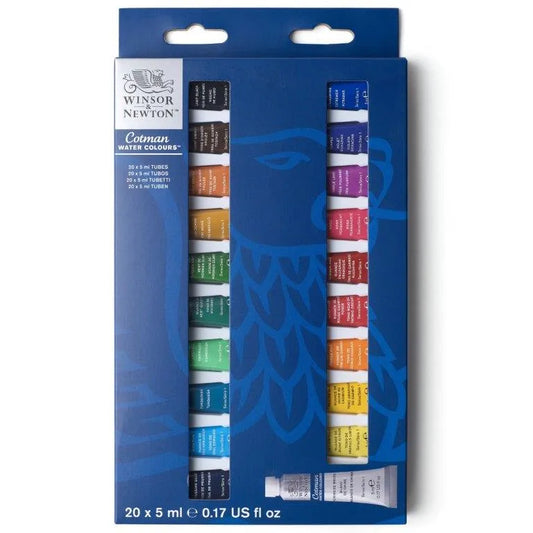 Winsor & Newton Cotman 20 X 5ml Tube Set