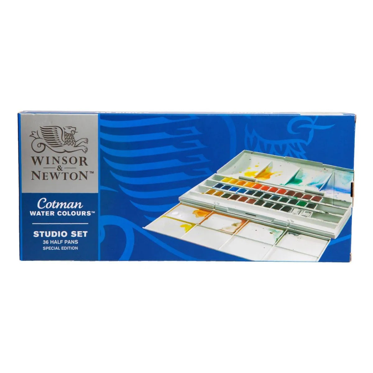 Winsor & Newton Cotman Watercolour Studio Case 36 Half Pan set