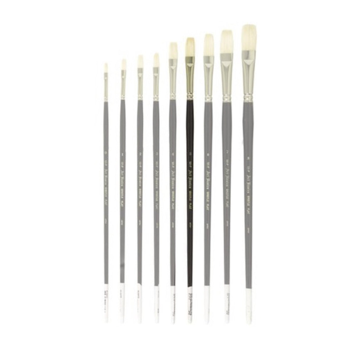 101F Art Basics Bristle Flat Size 5 - theartshop.com.au