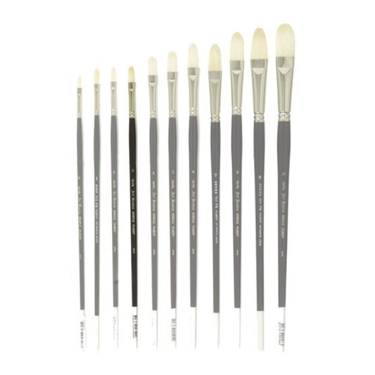 103FIL Art Basics Bristle Filbert Size 3 - theartshop.com.au