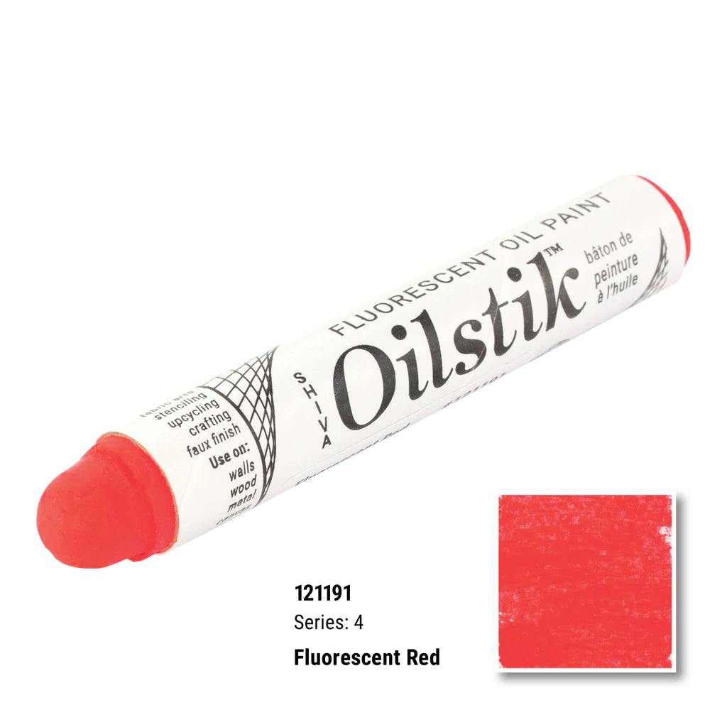 Shiva Artists Oil Paintstik 91 Fluoro Red