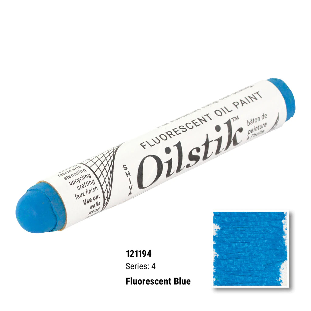 Shiva Artists Oil Paintstik 94 Fluoro Blue