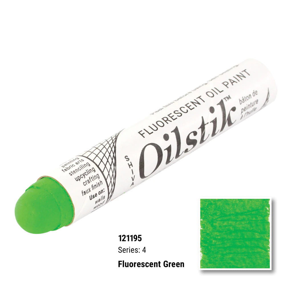 Shiva Artists Oil Paintstik 95 Fluoro Green