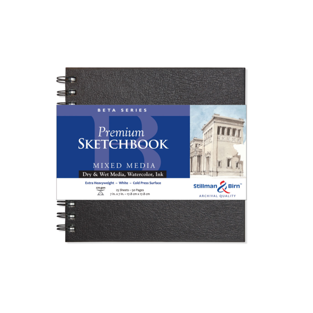 Stillman & Birn Beta Wirebound 270gsm 50 Pages 7 x 7"