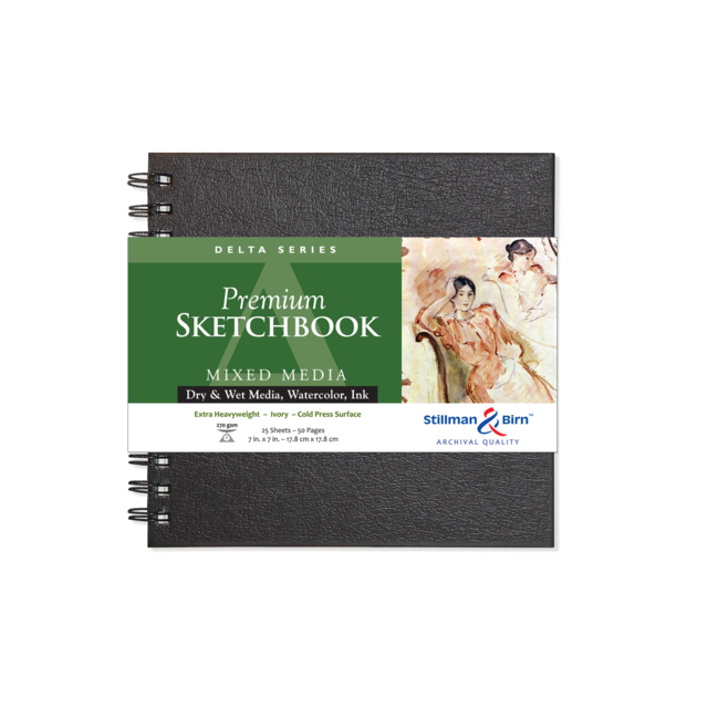 Stillman & Birn Delta Wirebound 270gsm 50 Pages 7 x 7"