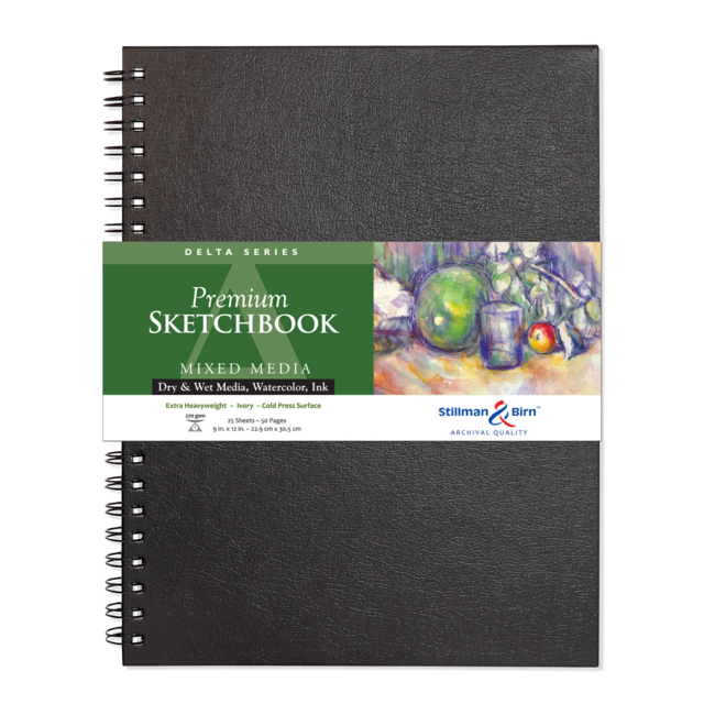 Stillman & Birn Delta Wirebound 270gsm 50 Pages 9 x 12"