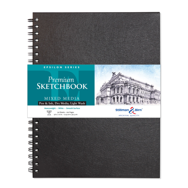 Stillman & Birn Epsilon Wirebound 150gsm 100 Pages 9 x 12"