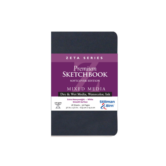 Stillman & Birn Zeta Softcover 270gsm 3.5 x 5.5" Portrait
