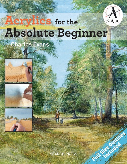 Acrylics For The Absolute Beginner By Charles Evans - theartshop.com.au