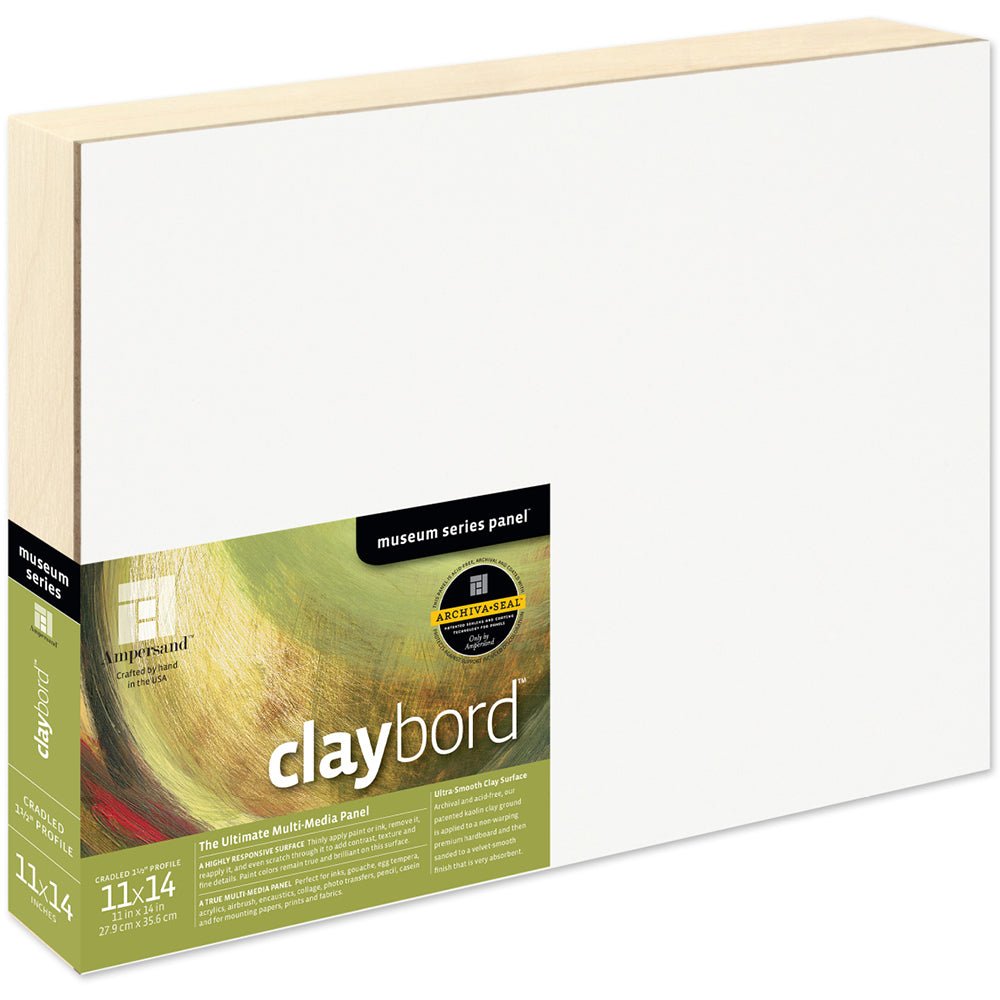 Ampersand Claybord 1.5" - 11 x 14" - theartshop.com.au