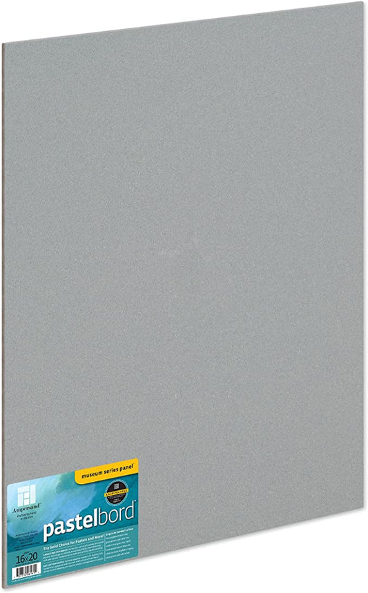 Ampersand Pastelbord 1/8" Depth 16 x 20" Gray - theartshop.com.au