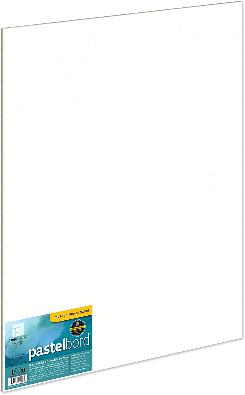 Ampersand Pastelbord 1/8" Depth 16 x 20" White - theartshop.com.au