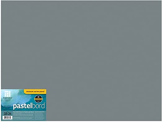 Ampersand Pastelbord 1/8" Depth 18 x 24" Grey - theartshop.com.au