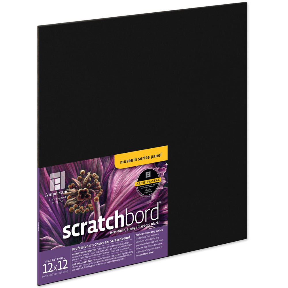 Ampersand Scratchbord 1/8" - 12 x 12" - theartshop.com.au