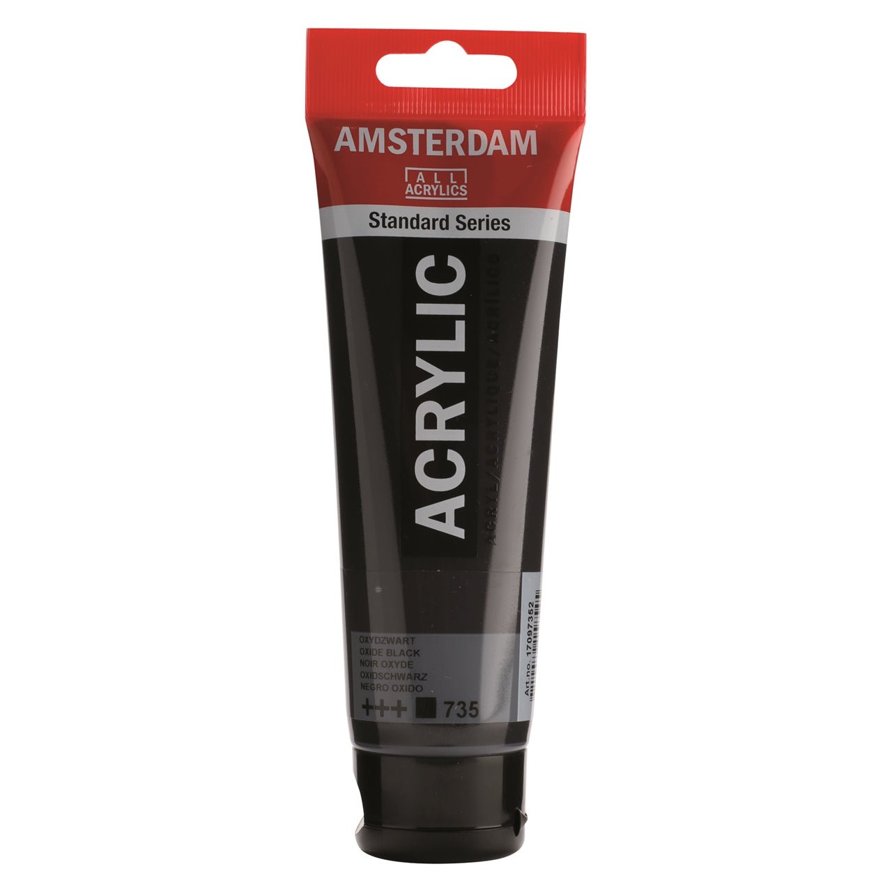 Amsterdam Acrylic 120ml 735 Oxide Black - theartshop.com.au