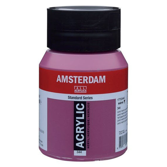 Amsterdam Acrylic 500ml 344 Caput Mortuum Violet - theartshop.com.au