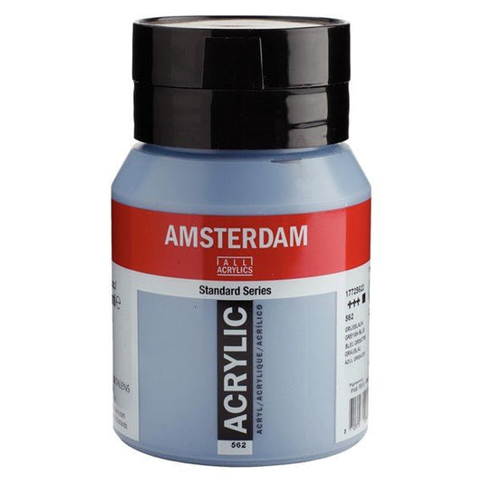 Amsterdam Acrylic 500ml 562 Greyish Blue - theartshop.com.au