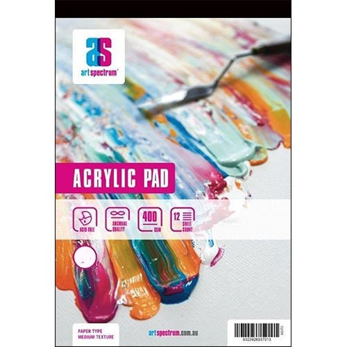 Art Spectrum Acrylic Pad 400gsm A4 - theartshop.com.au