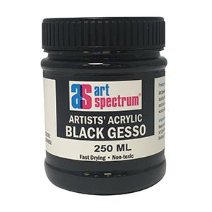 Art Spectrum Artists' Acrylic Black Gesso 250ml - theartshop.com.au