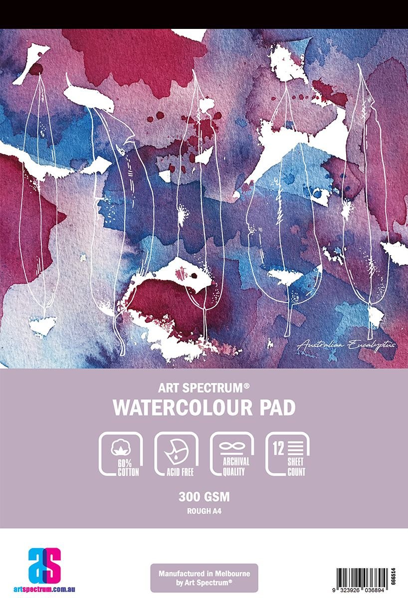 Art Spectum Watercolour Pad 300gsm Rough A4 - theartshop.com.au