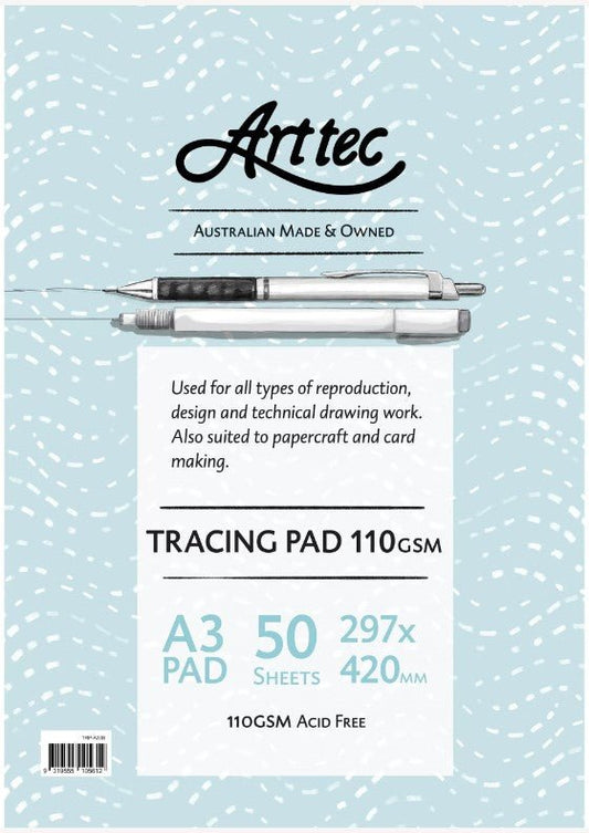 Arttec Tracing Pad 110gsm A3 - theartshop.com.au
