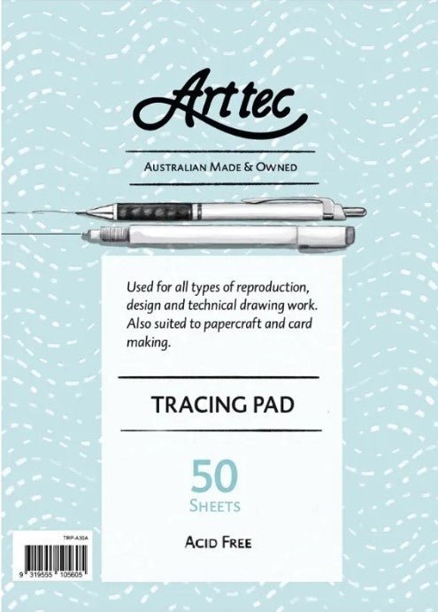 Arttec Tracing Pad 90gsm A2 - theartshop.com.au