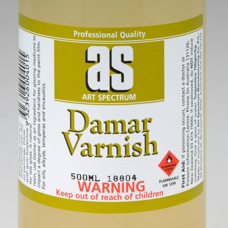 AS Damar Varnish 500ml - theartshop.com.au
