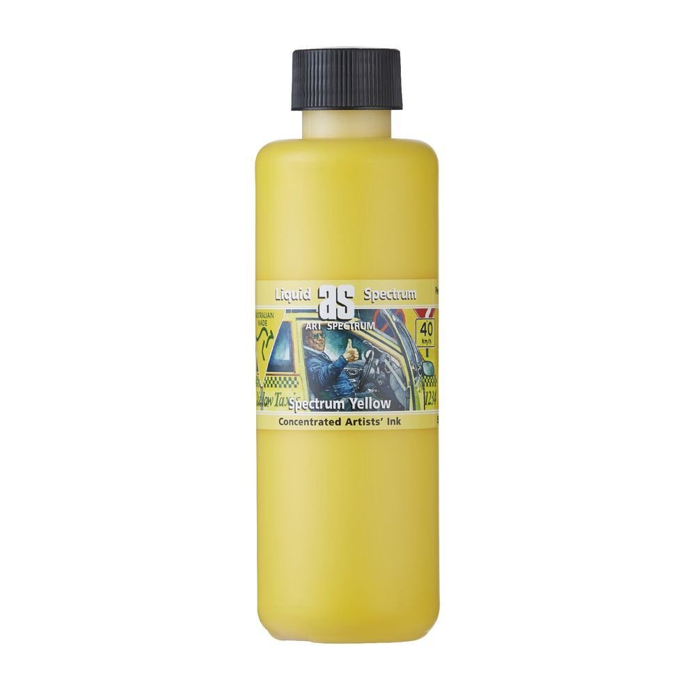 AS Liquid Spectrum Ink 250ml Spectrum Yellow - theartshop.com.au