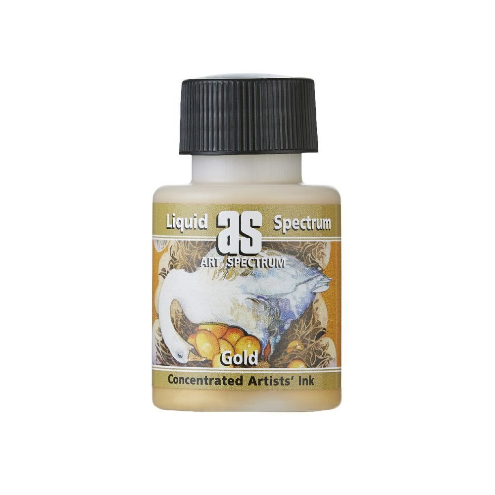 AS Liquid Spectrum Ink 50ml Gold - theartshop.com.au