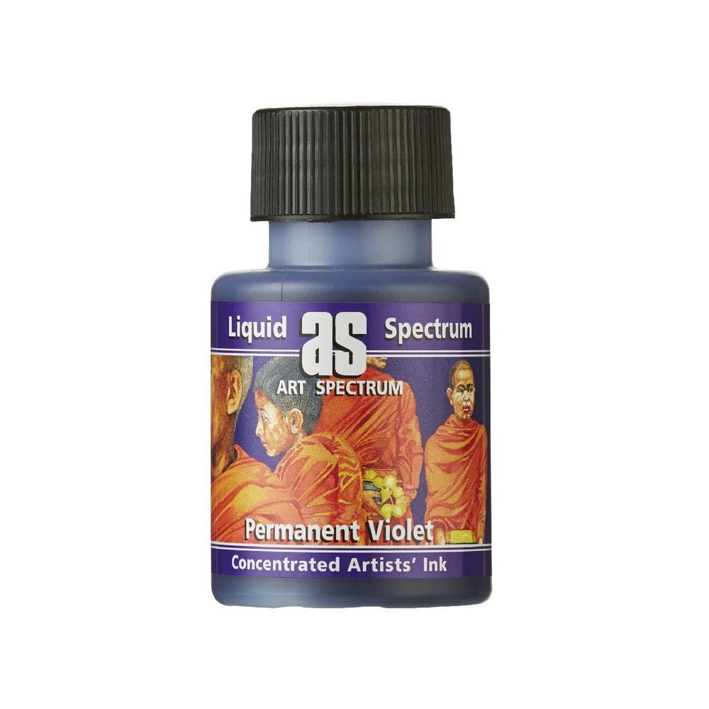 AS Liquid Spectrum Ink 50ml Permanent Violet - theartshop.com.au