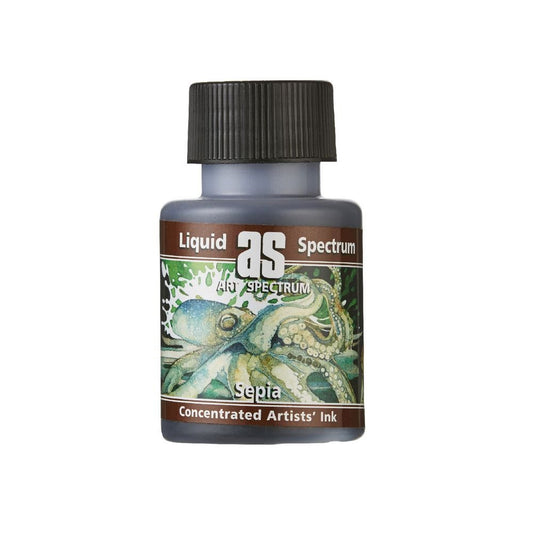 AS Liquid Spectrum Ink 50ml Sepia - theartshop.com.au