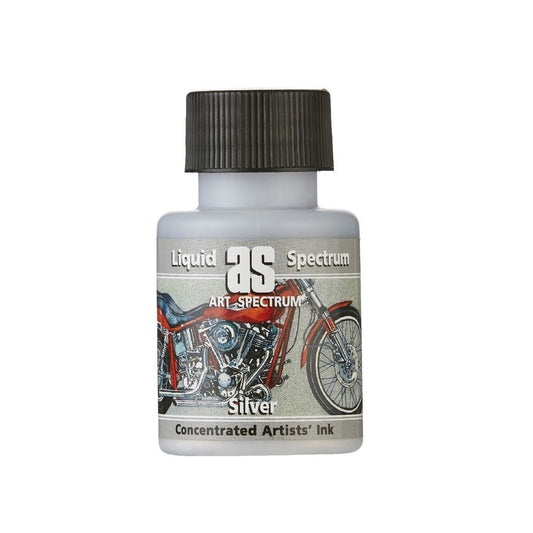 AS Liquid Spectrum Ink 50ml Silver - theartshop.com.au