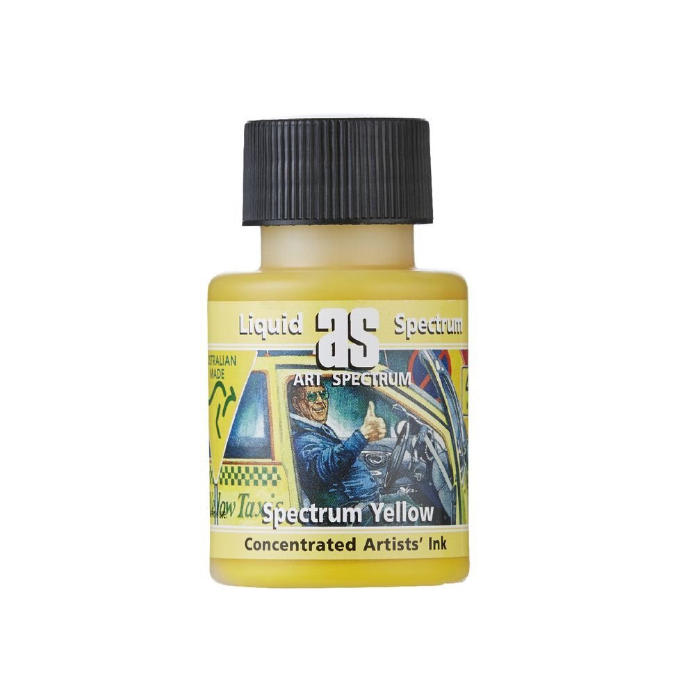 AS Liquid Spectrum Ink 50ml Spectrum Yellow - theartshop.com.au