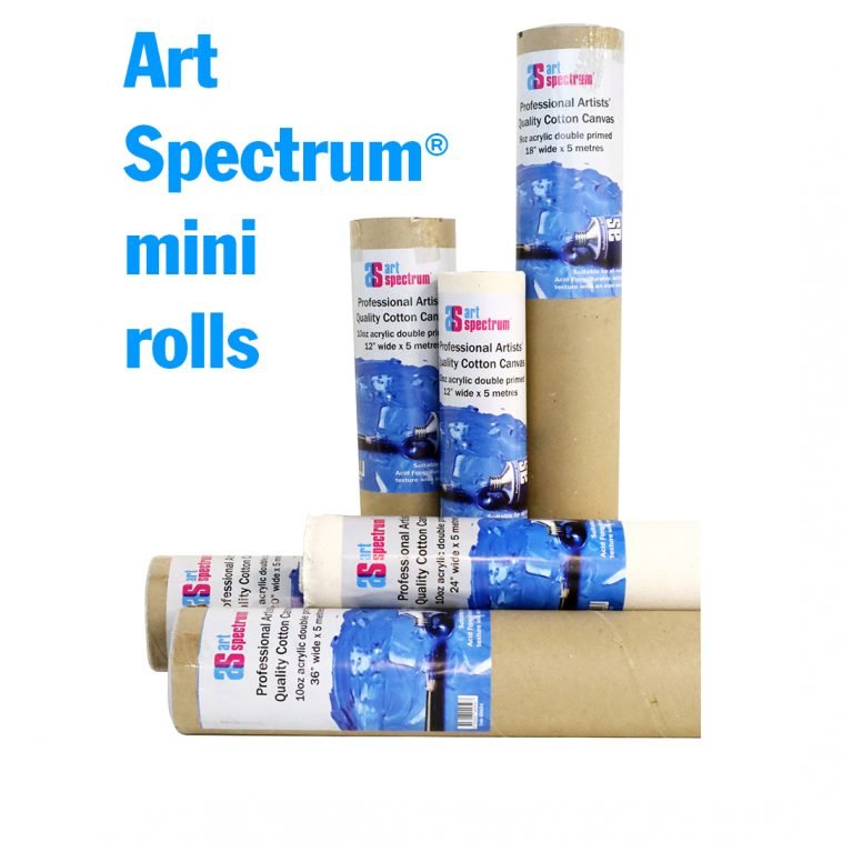 AS Mini Roll 8oz Cotton Canvas 36" x 5m - theartshop.com.au