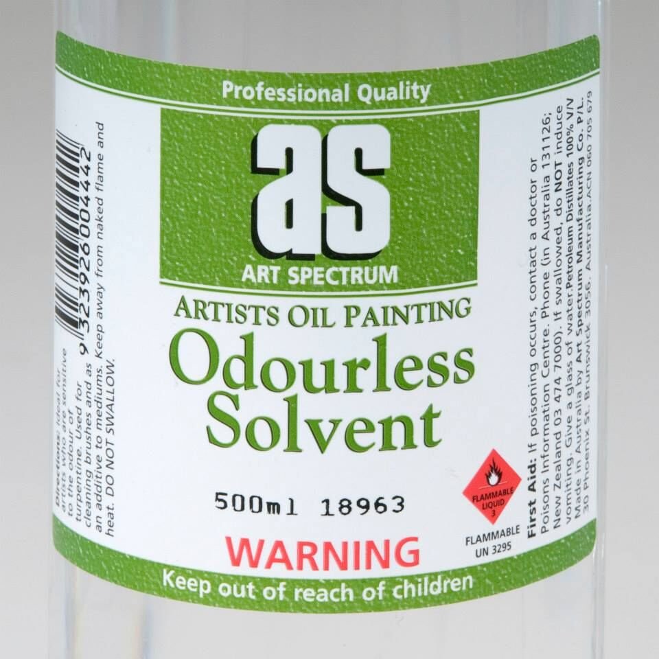 AS Odourless Solvent 500ml - theartshop.com.au