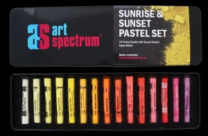 AS Pastel Boxed Set of 15 Sunrise & Sunset - theartshop.com.au