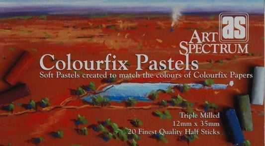 AS Pastel Half Stick Colourfix Pastel Paper Colours Set 20 - theartshop.com.au