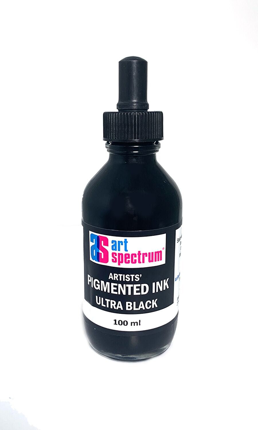 AS Pigmented Ink 100ml Ultra Black - theartshop.com.au