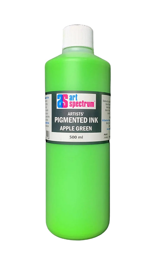 AS Pigmented Ink 500ml Apple Green - theartshop.com.au