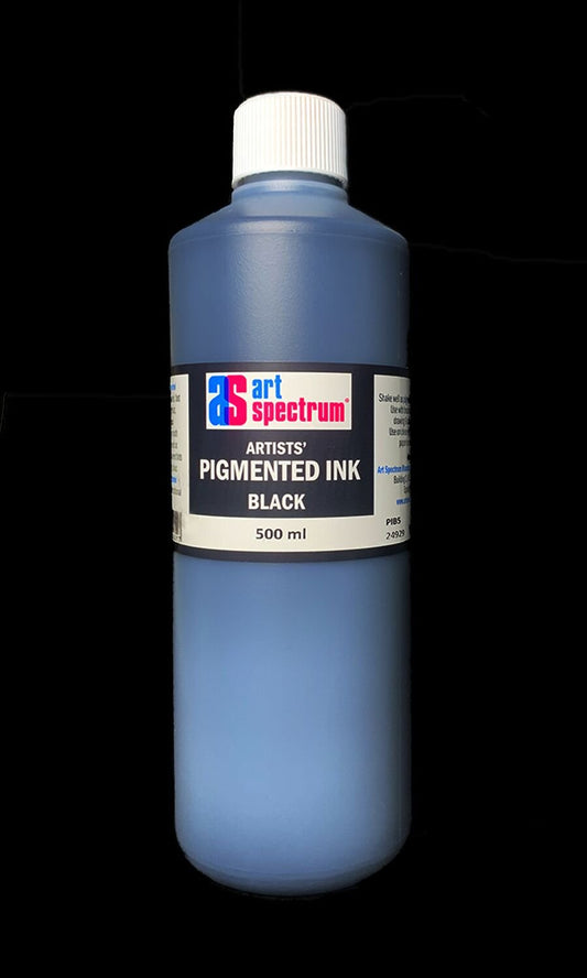 AS Pigmented Ink 500ml Black - theartshop.com.au
