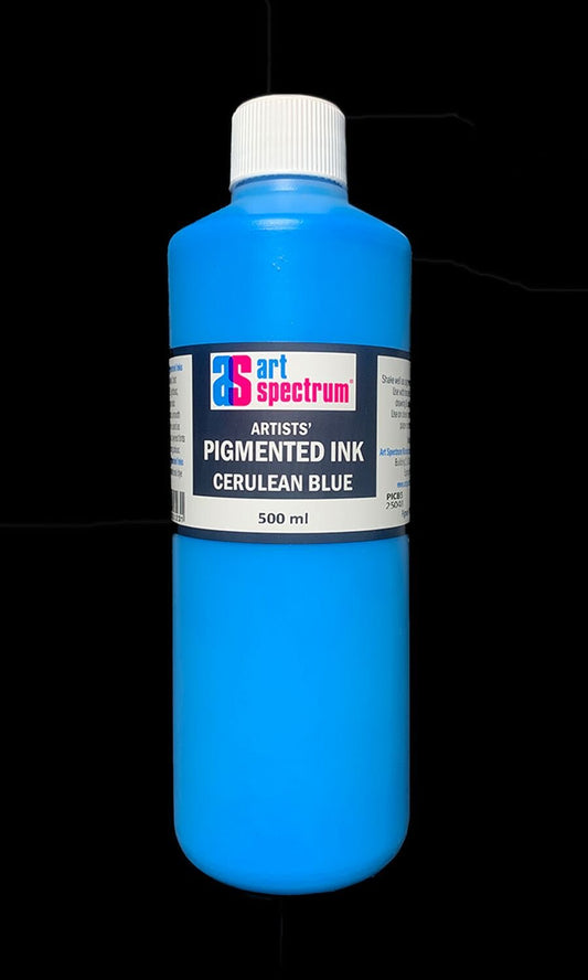 AS Pigmented Ink 500ml Cerulean Blue - theartshop.com.au