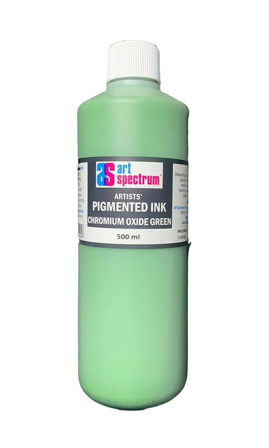 AS Pigmented Ink 500ml Chromium Oxide Green - theartshop.com.au