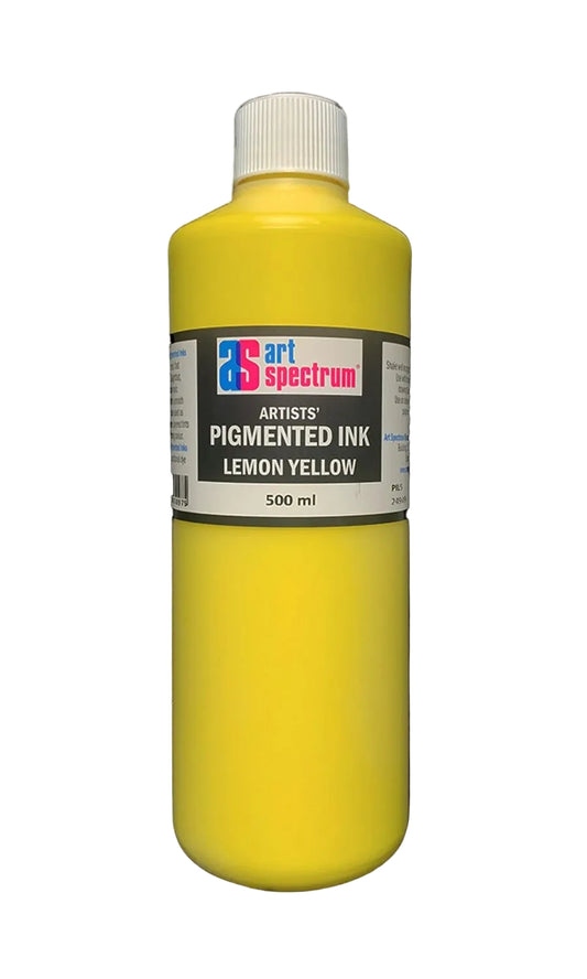 AS Pigmented Ink 500ml Lemon Yellow - theartshop.com.au