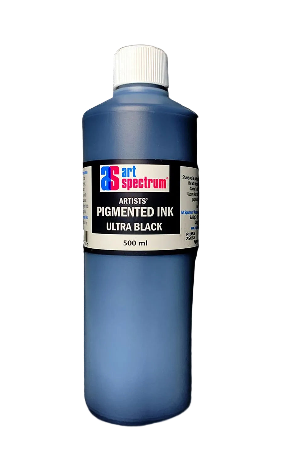 AS Pigmented Ink 500ml Ultra Black - theartshop.com.au