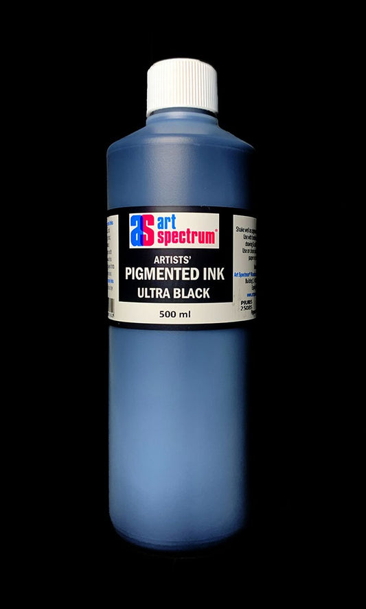 AS Pigmented Ink 500ml Ultra Black - theartshop.com.au